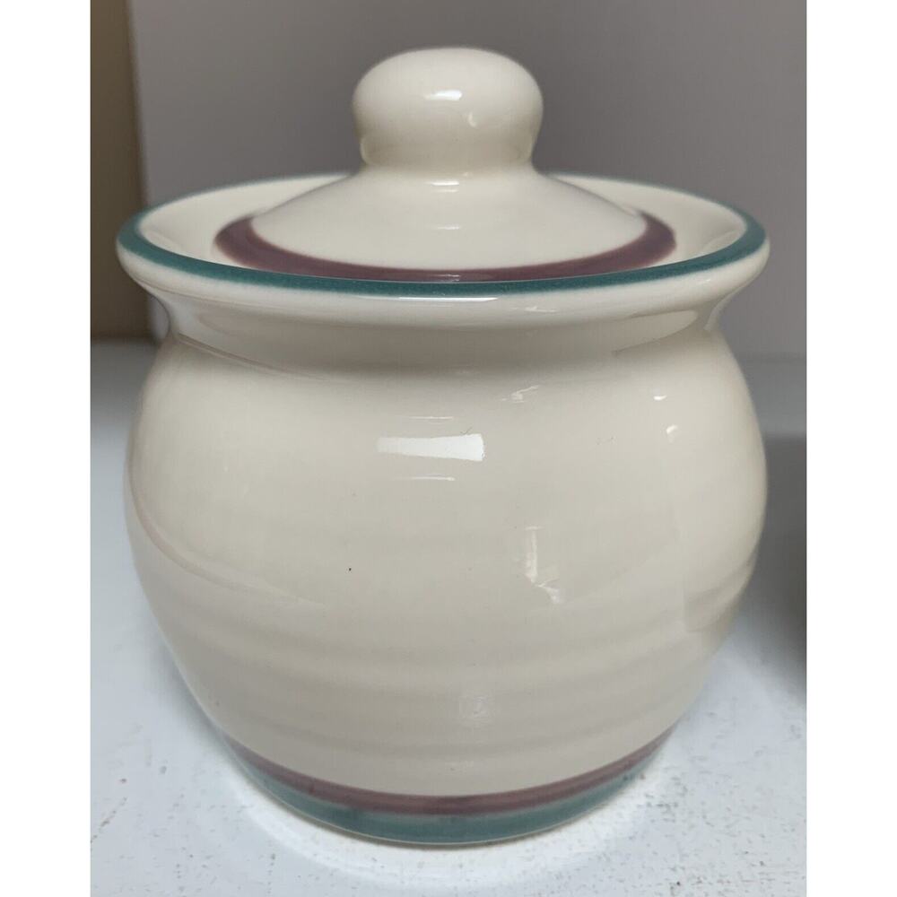 Vintage PFALTZGRAFF Junipter Creamer and Sugar Bowl with Lid Set Stoneware - Picture 2 of 5